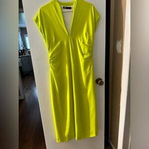 Form fitting midi dress